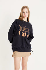 ダンシングパピースウェットシャツ / 25P DANCING PUPPY SWEAT SHIRTS_NAVY