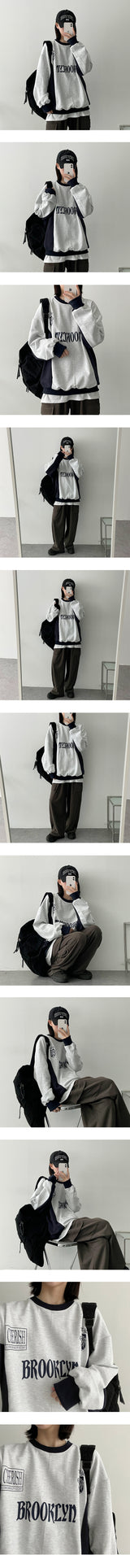 リーシュカラードスウェットシャツ / Leash Colored Sweatshirt