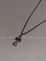 chrome surgical long-necklace