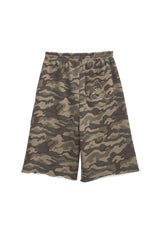 ロゴパッチスウェットショーツ / LOGO PATCH SWEAT-SHORTS (CAMOUFLAGE)