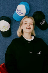 クラックメッシュキャップ /  CRACK MESH CAP (navy)
