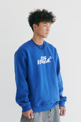 ロゴクルーネック / BSR2223FWPO033 BS LOGO CREWNECK BLUE