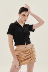 シャーリングミニスカート/SHIRRING MINI SKIRT