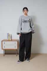 ナイロンロングバルーンパンツ/Nylon Long Balloon Pants (Black)