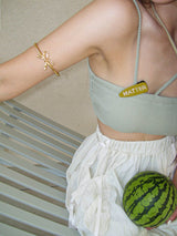 MATTER cubic hair pin (Olive / Select side) 