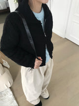 リールシャーリングショルダーバッグ