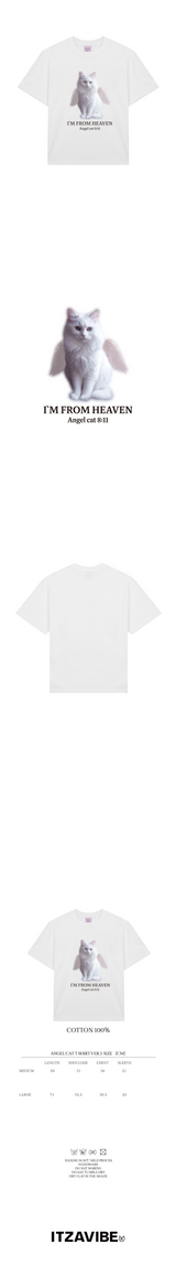ANGEL CAT T-SHIRTS VER.3_WHITE 