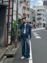 LMN Log Brush Denim Pants (2 colors)