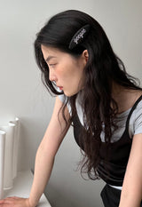 オーバルサテンヘアピン