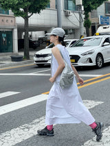 Future silver backpack