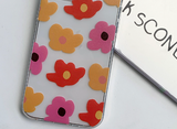 パステルフラワービビッドBフォーンケース / Pastel Flower Vivid B Phone Case