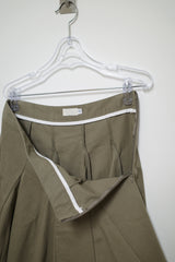 クーププリーツアンバランスドスカート / Coupe pleats unbalanced sk (2 colors)