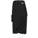 PUSH SKIRT IN BLACK