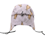 パットイヤーフラップハット / BSR2223FWCP011 BR PAT EARFLAP HAT PURPLE