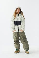 クロスボックスフーデッドジャケット/BSR2223FWJK028 CROSS BOX HOODED JACKET CREAM GRAY