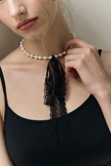 [Pre-order] Dahlia Pearl Necklace (Production takes 3-7 days)