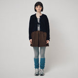 ALPACA LEG WARMERS, BLUE