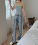 ラインブラッシュデニムパンツ / no.344 Line Brush Denim Pants