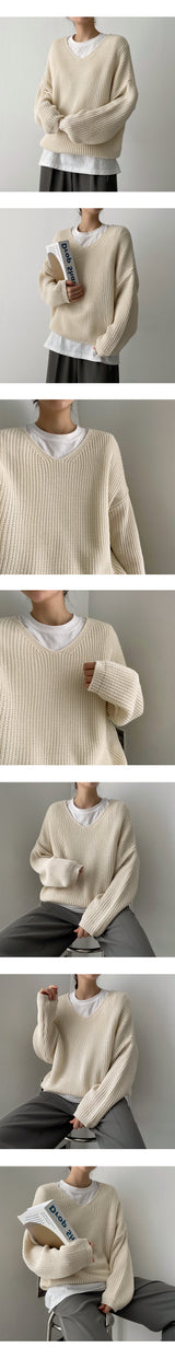 ヒルズハーフクロップドVニットウェア / Hills Half Cropped V-Knitwear