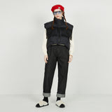 WILD WIDE WEST PADDING VEST_black (6640094347382)