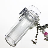 Pink bear lighter case keychain (6661159518326)