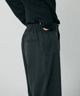 フロントステッチスラックス / front stitch slacks black