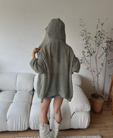 ネットフードジップアップ/Net Hood Zip Up (2color)
