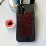 レッド　ハートクリスマススマホグリップセット