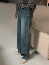 Daily Washed Wide Denim Pants