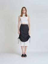 WHITE CROP KNIT ZIP UP SLEEVELESS (6679763353718)