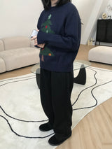 ペリルラウンドネックニット