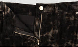 ケミカルウォッシュ風コーデュロイスカート / HIDE Slit Long Skirt (4606125572214)