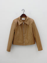 リミットレザージャケット/Limit leather jacket (2color)