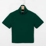Chewy Crop Mock Tee - t