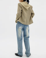 サンディングウォッシュローライズデニムパンツ / Sanding Wash Low Rise Denim Pants