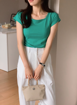 [SHOPPERMADE] Square Raglan Short Sleeve T-Shirt (6color)