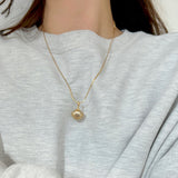 シェル＆ハートネックレス/SHELL & HEART NECKLACE