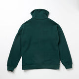 FLEECE COLLAR HALF ZIP CREW_olive (6640103424118)