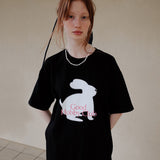 ホビーラビットT / HOBBY RABBIT TEE_BLACK
