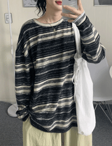 ストライプパターンルーズフィットT / Striped Pattern Loose Fit T