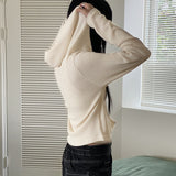 フロップ フード リブ 2ボタン カーディガン/flop hood ribbed two-button cardigan