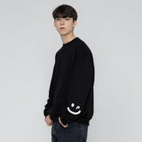 [UNISEX]マルチスマイルドローイングスウェットシャツ