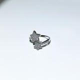 [Red Velvet Wendy/NCT WayV Xiaojun] Silver star cubic twist ring