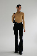 no.106 コットンブーツカットパンツ / no.106 Cotton Bootcut Pants (2color)