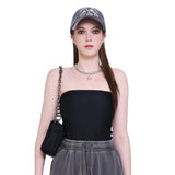 4ウェイマルチトリコットジャージスパンチューブトップ/4-way multi tricot jersey span tube top (black)