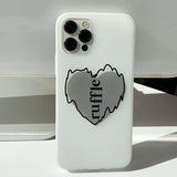 Vertical - Ruffle Heart Phone Case
