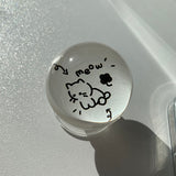 Black - Dream Some Cat Phone Case Bead Tok SET