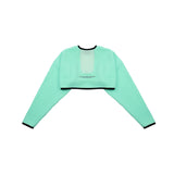 [UNISEX] Fleece Bolero Jacket (Mint) (6656041844854)