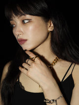 no.54リング / no.54 ring gold (#13 free size)