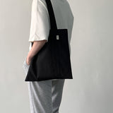 Oxford simple line bag - black